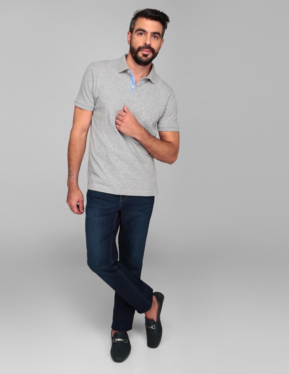 Jeans slim lavado obscuro para hombre 3