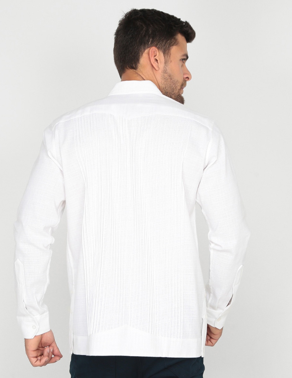 Guayabera manga larga R Street para hombre