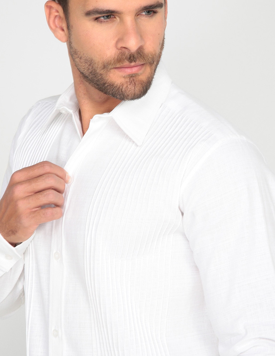 Guayabera manga larga R Street para hombre