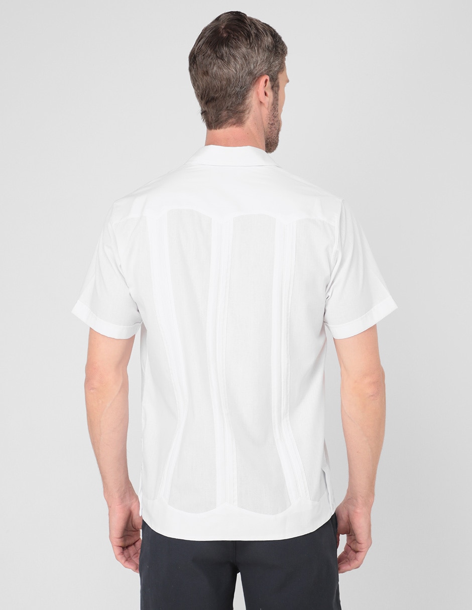 Guayabera manga corta para hombre 2