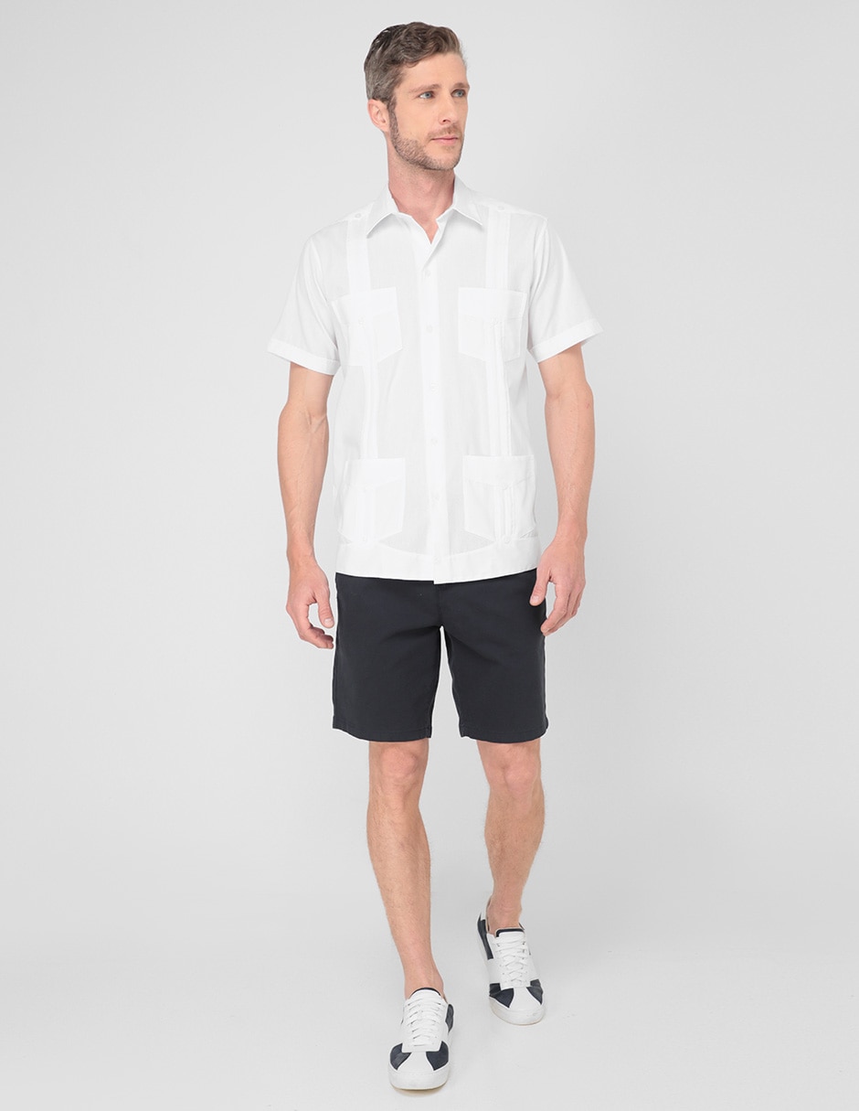 Guayabera manga corta para hombre 3