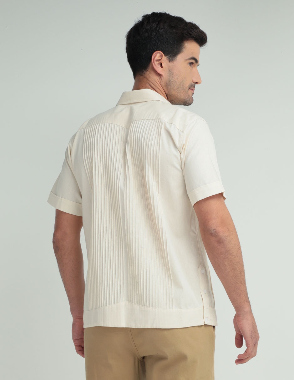 Guayabera manga corta para hombre 2