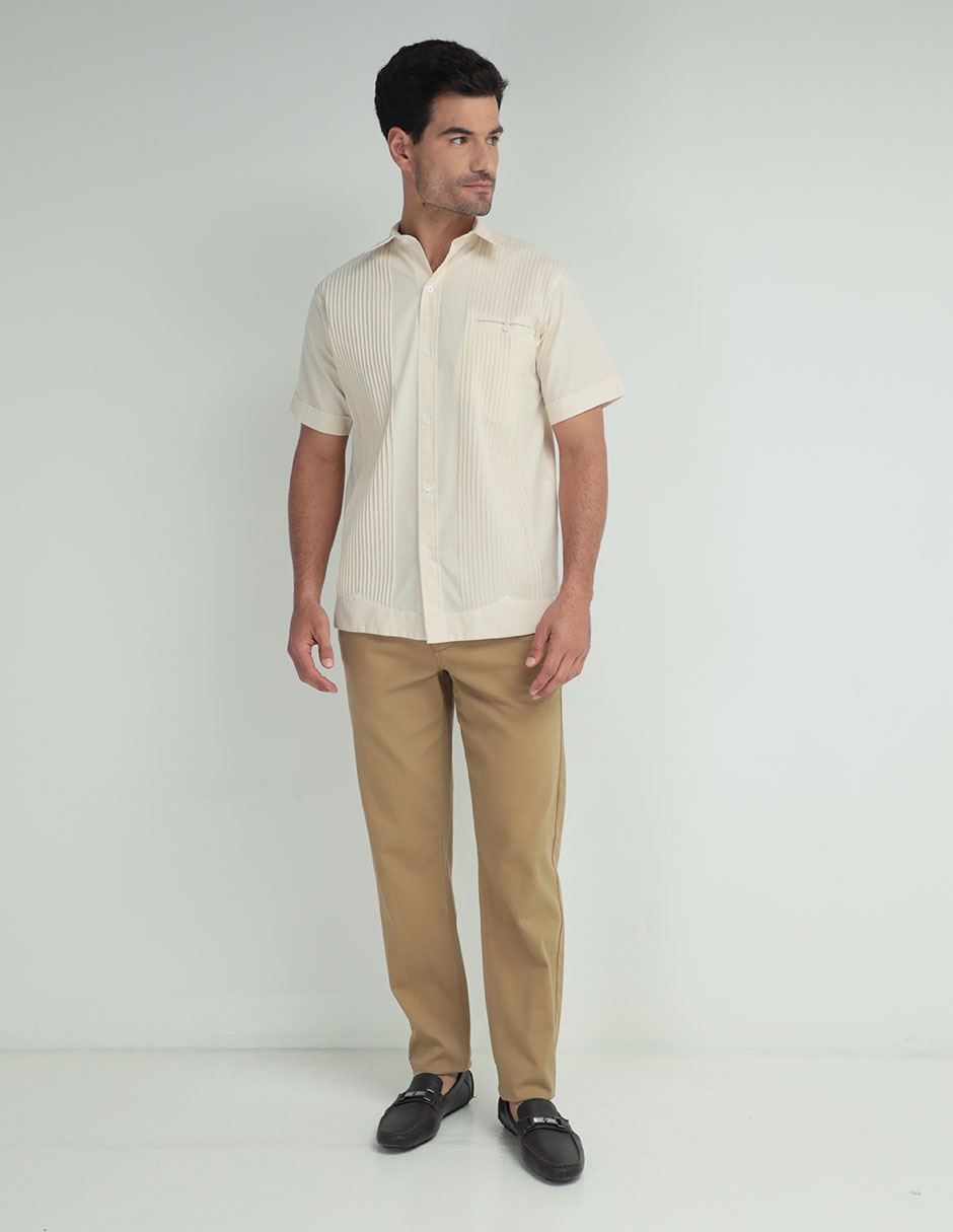 Guayabera manga corta para hombre 3