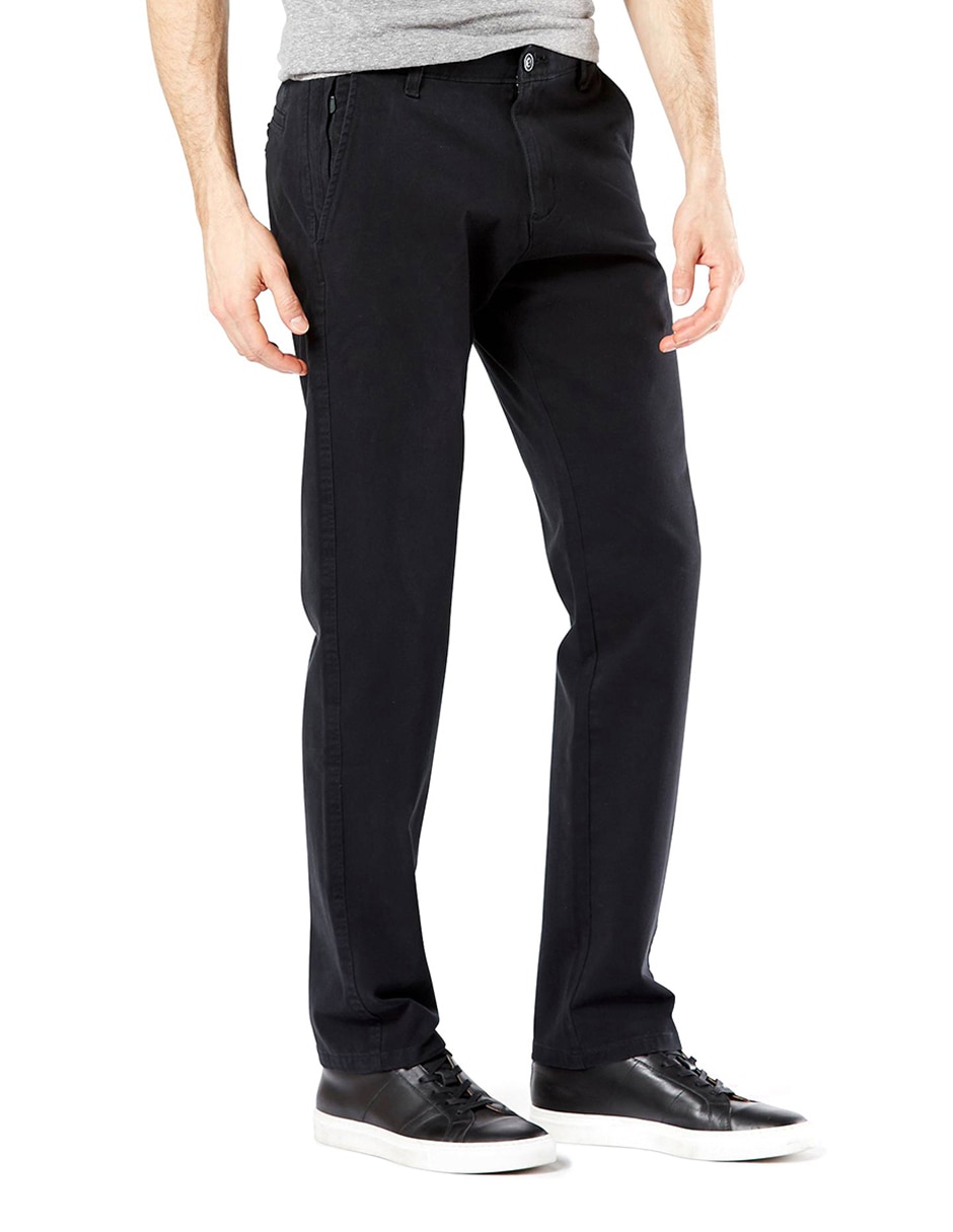 Pantalón casual chino slim de algodón para hombre 2