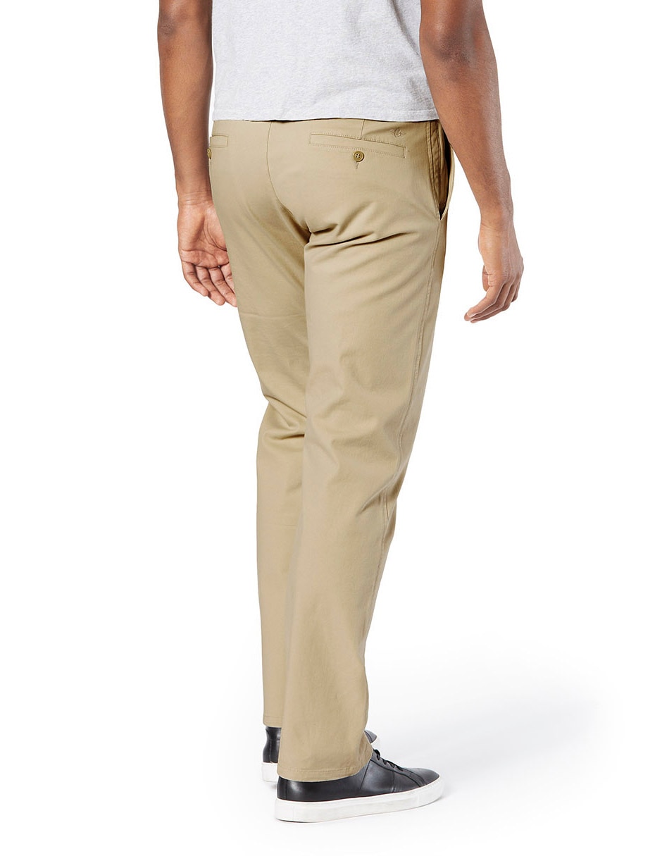 Pantalón casual regular slim de algodón para hombre 3