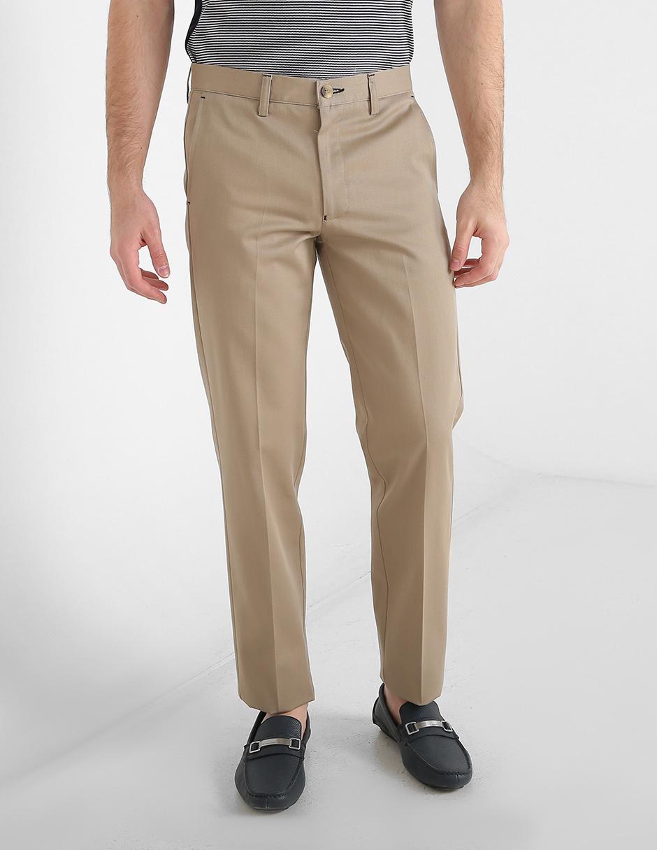 Pantalón recto de gabardina para hombre Pantalón recto de gabardina para hombre