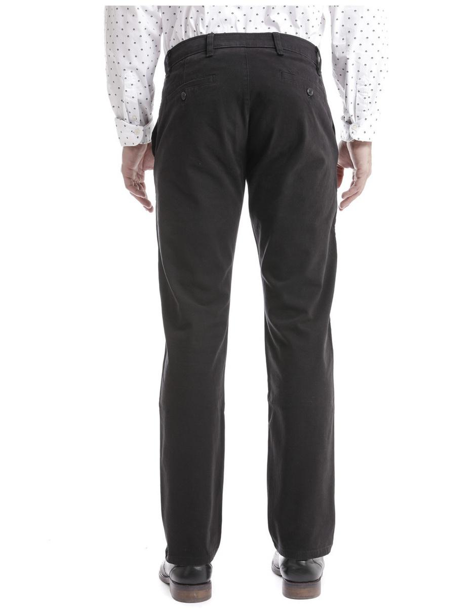 Pantalón casual chino recto de algodón para hombre 2