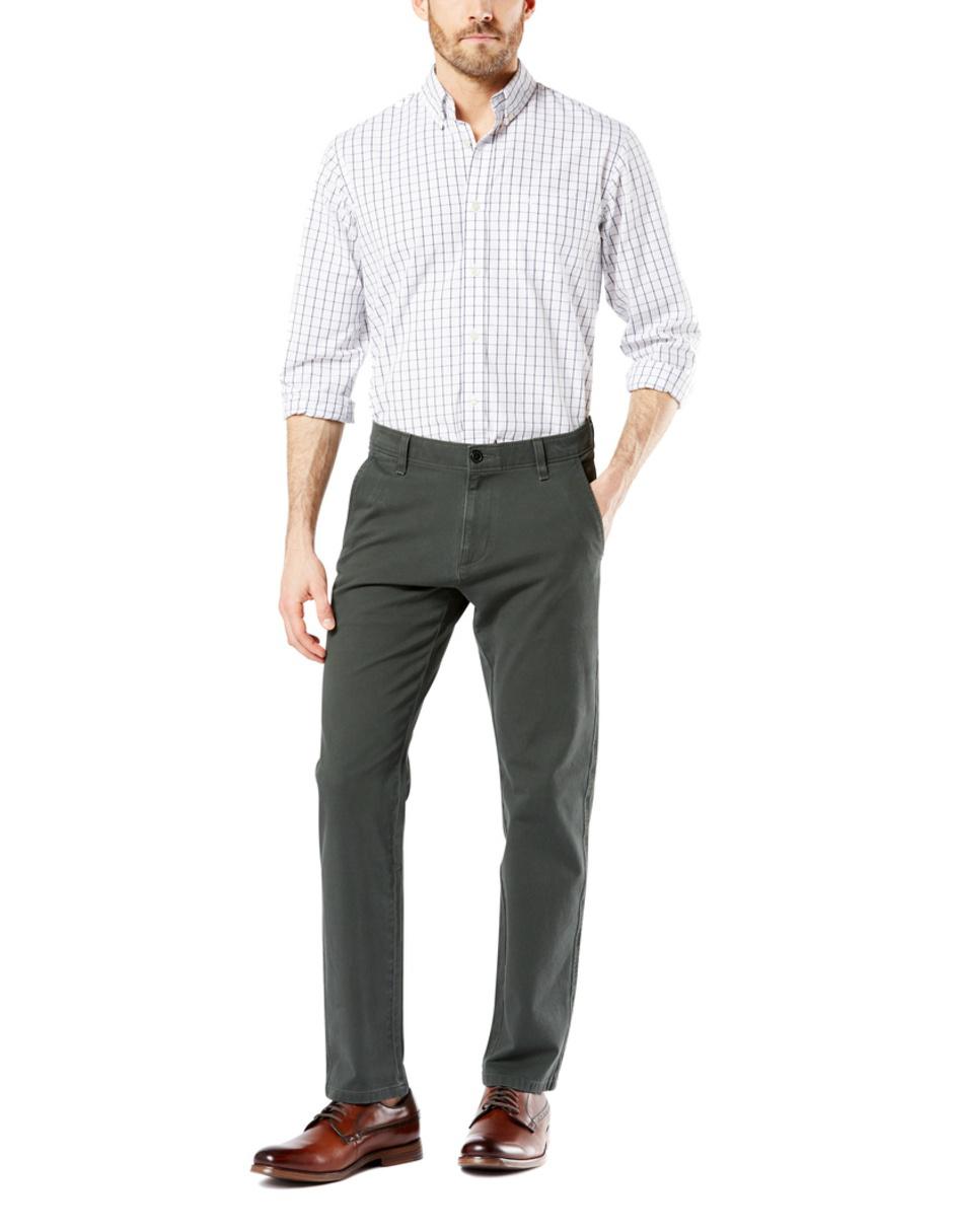 Vestir Pantalon Dockers Blanco Liverpool Pantalones Entubados Para