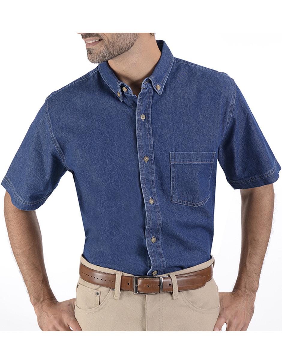 Camisa casual de algodón manga corta para hombre Camisa casual de algodón manga corta para hombre