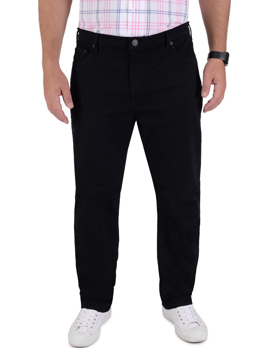 Jeans straight lavado obscuro para hombre