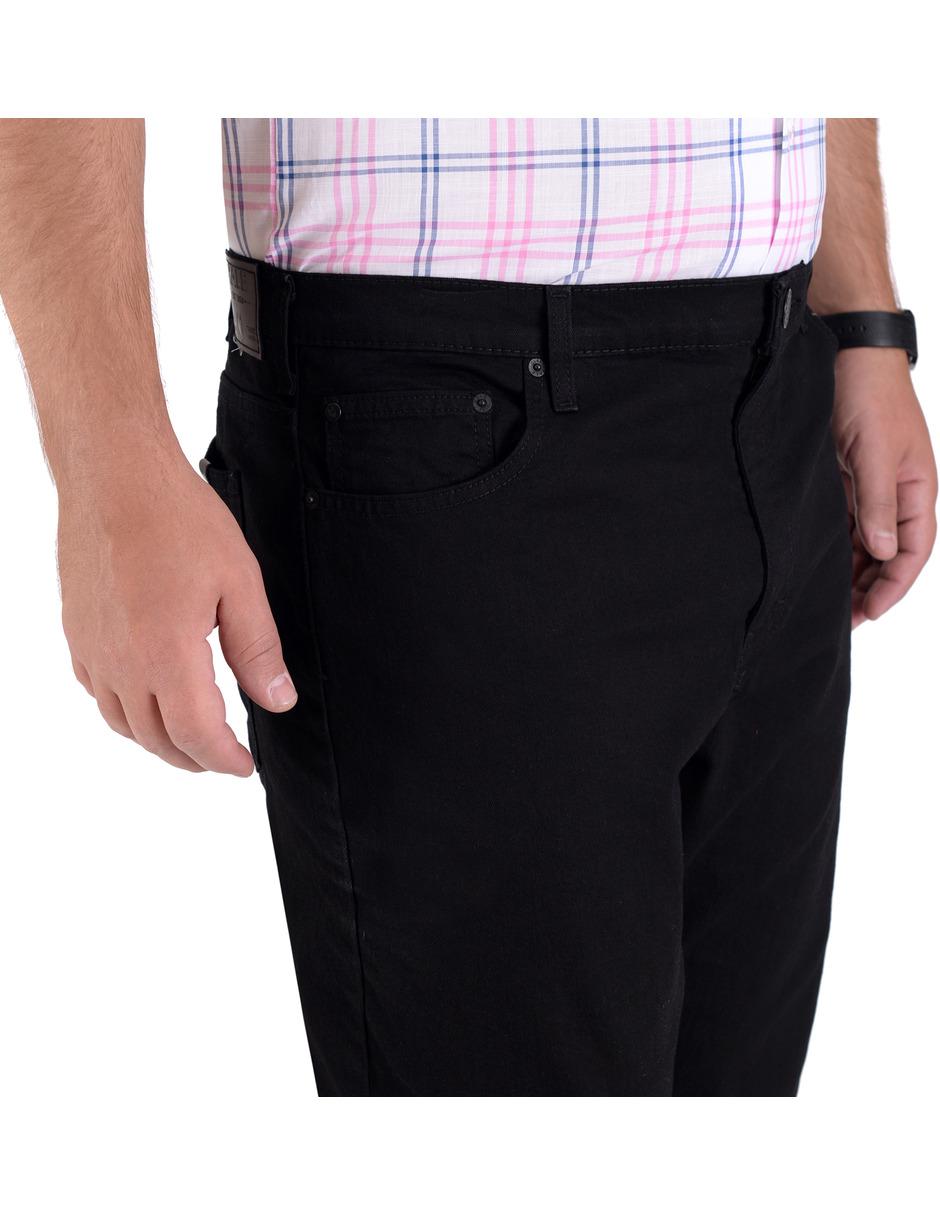 Jeans straight lavado obscuro para hombre 3