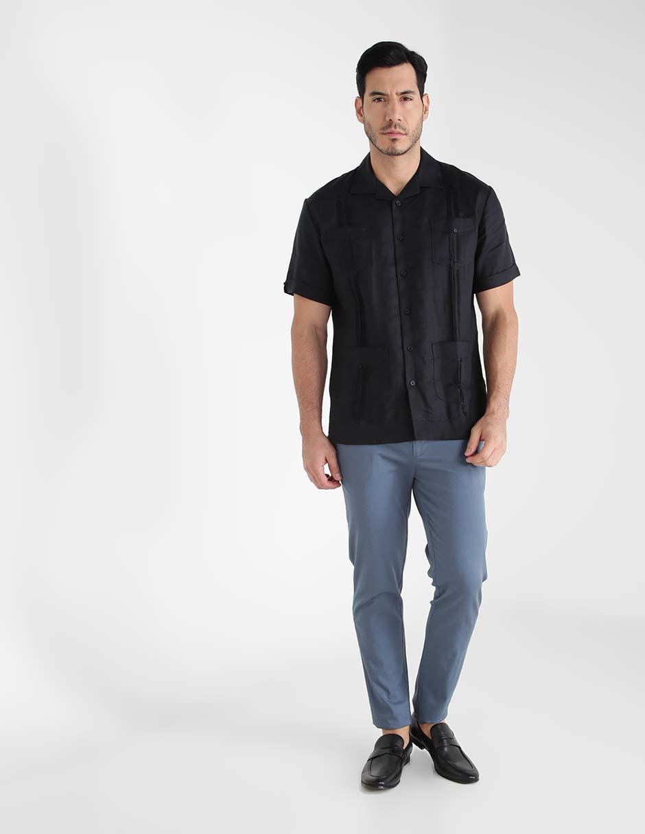 Guayabera manga corta para hombre 3