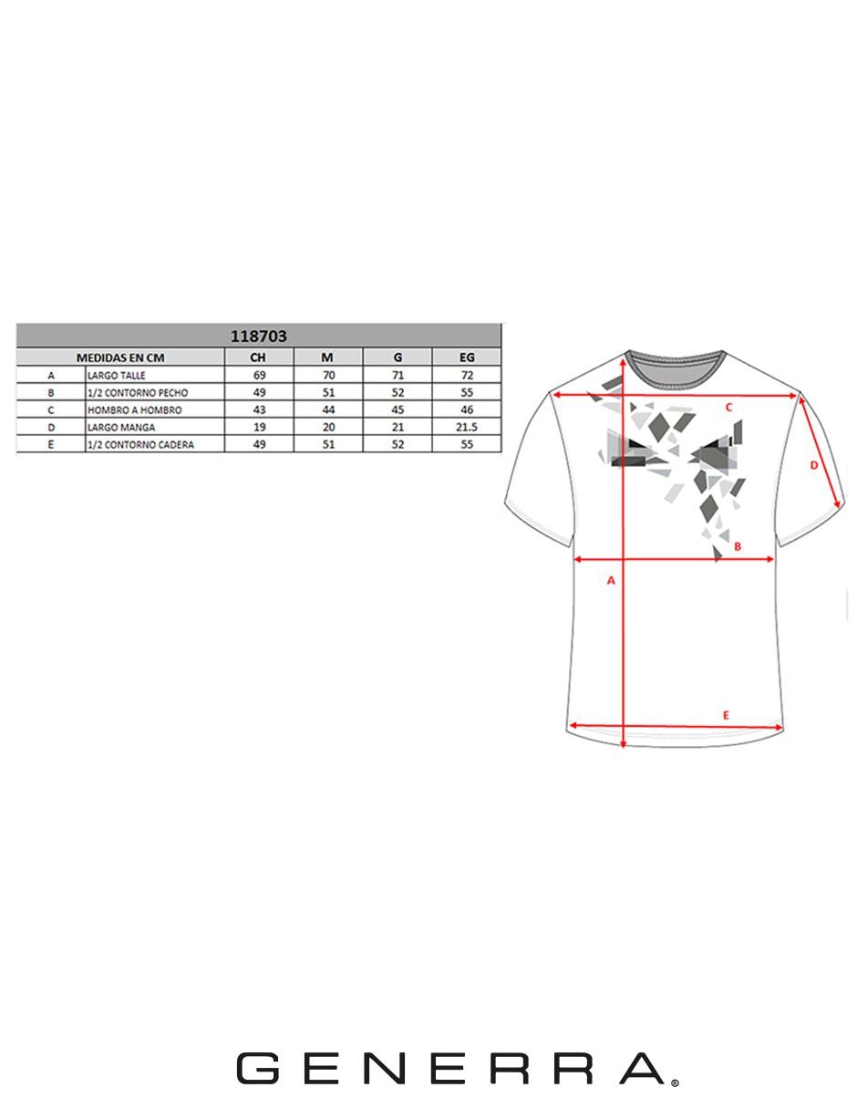 Playera cuello redondo para hombre 7