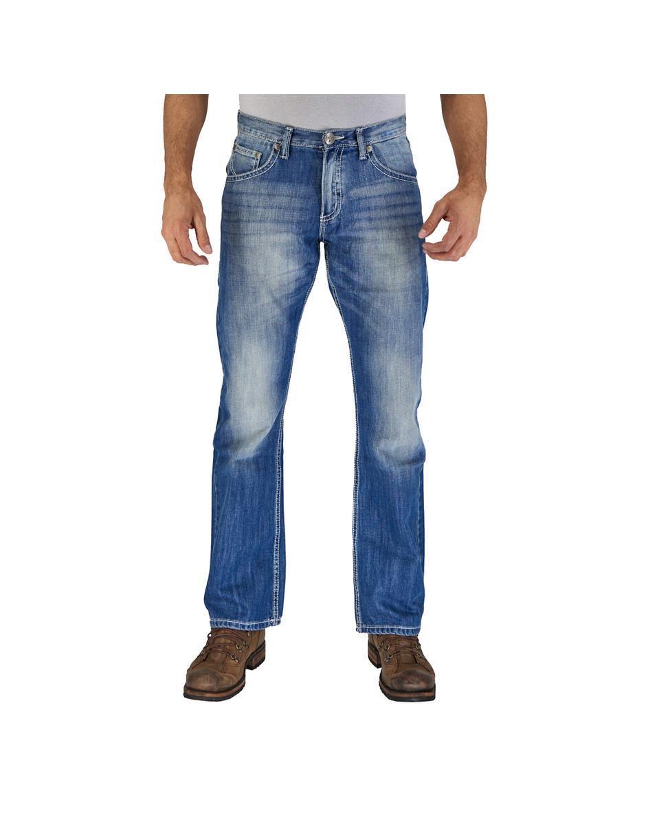 Jeans amplio Wrangler lavado deslavado para hombre en Liverpool
