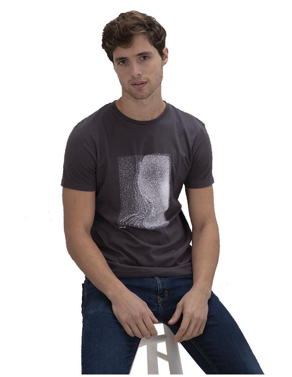 Playera cuello redondo para hombre
