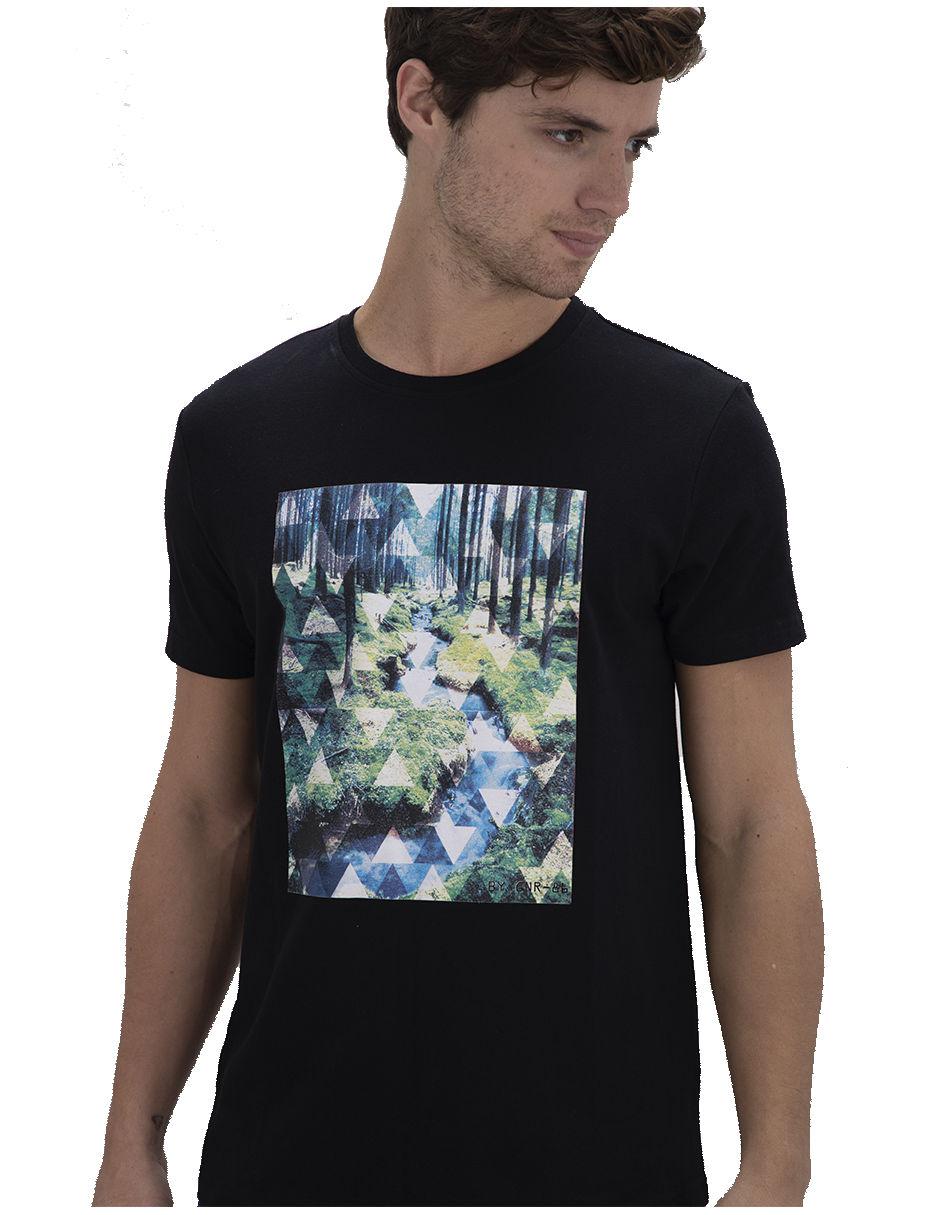 Playera cuello redondo para hombre