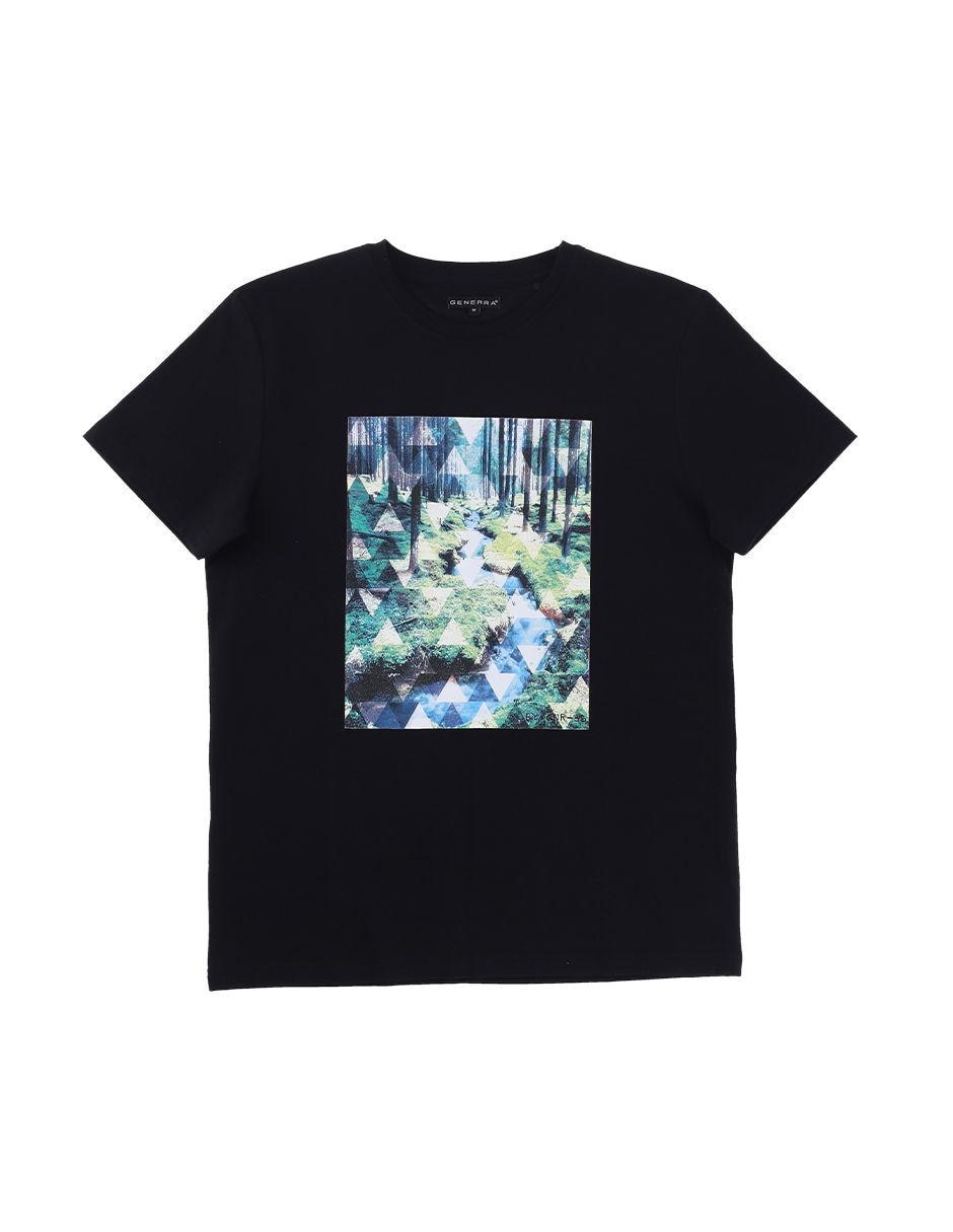 Playera cuello redondo para hombre
