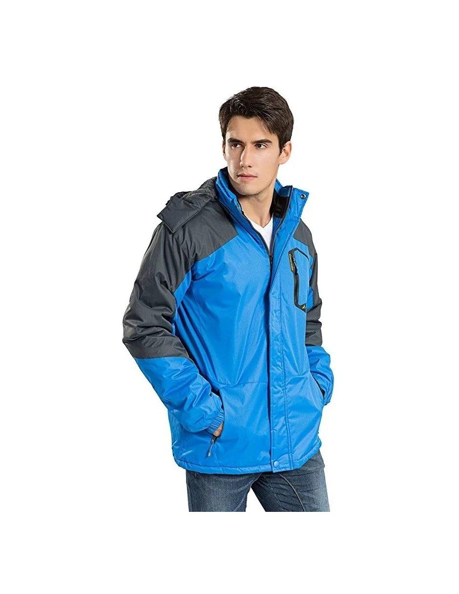 Chamarra casual Impermeable con bolsillos para hombre