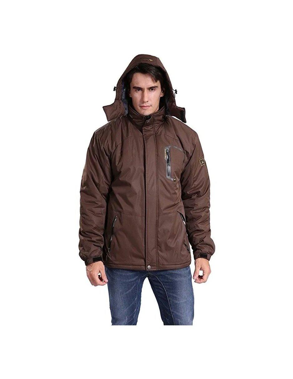 Chamarra casual Impermeable con bolsillos para hombre