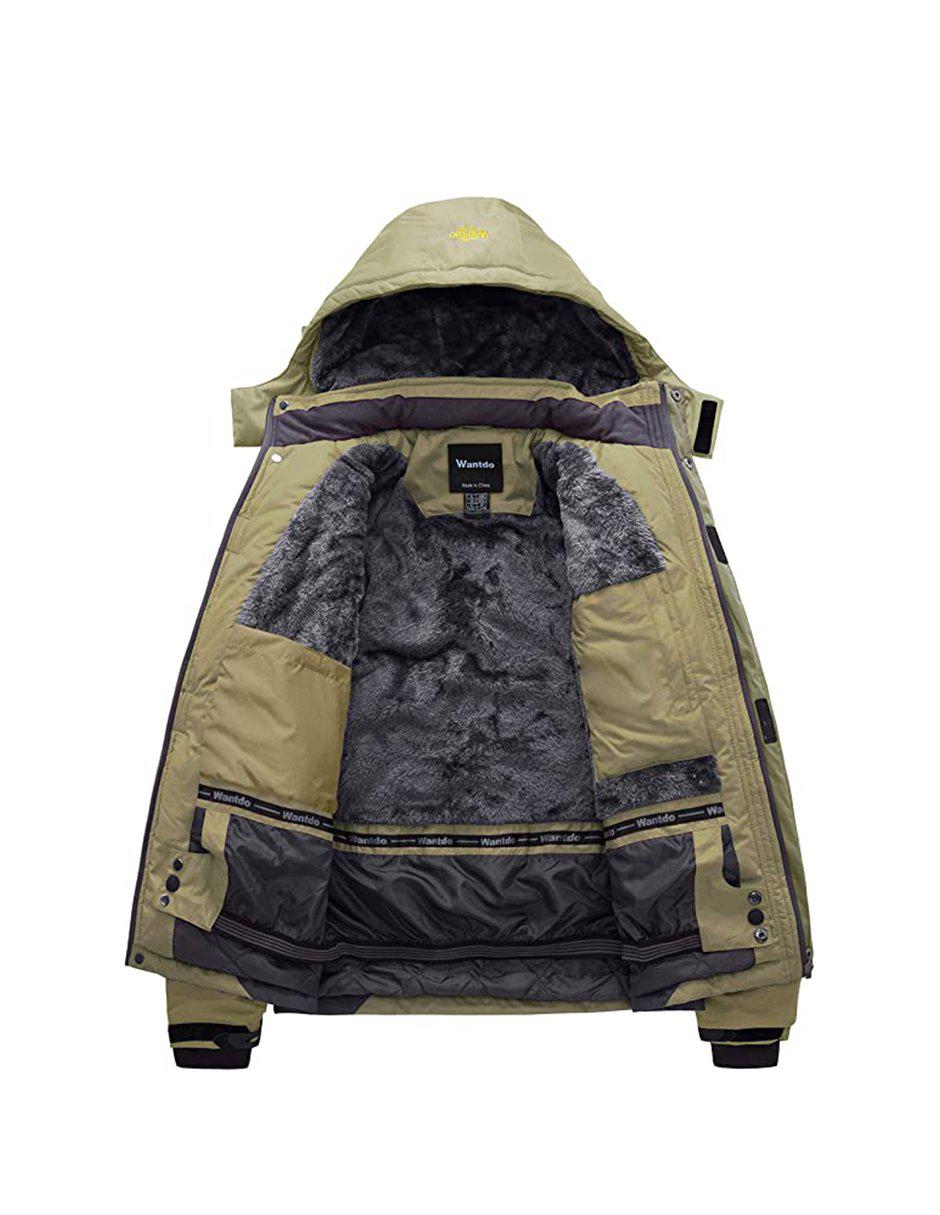 Chamarra casual Impermeable con bolsillos para hombre 3