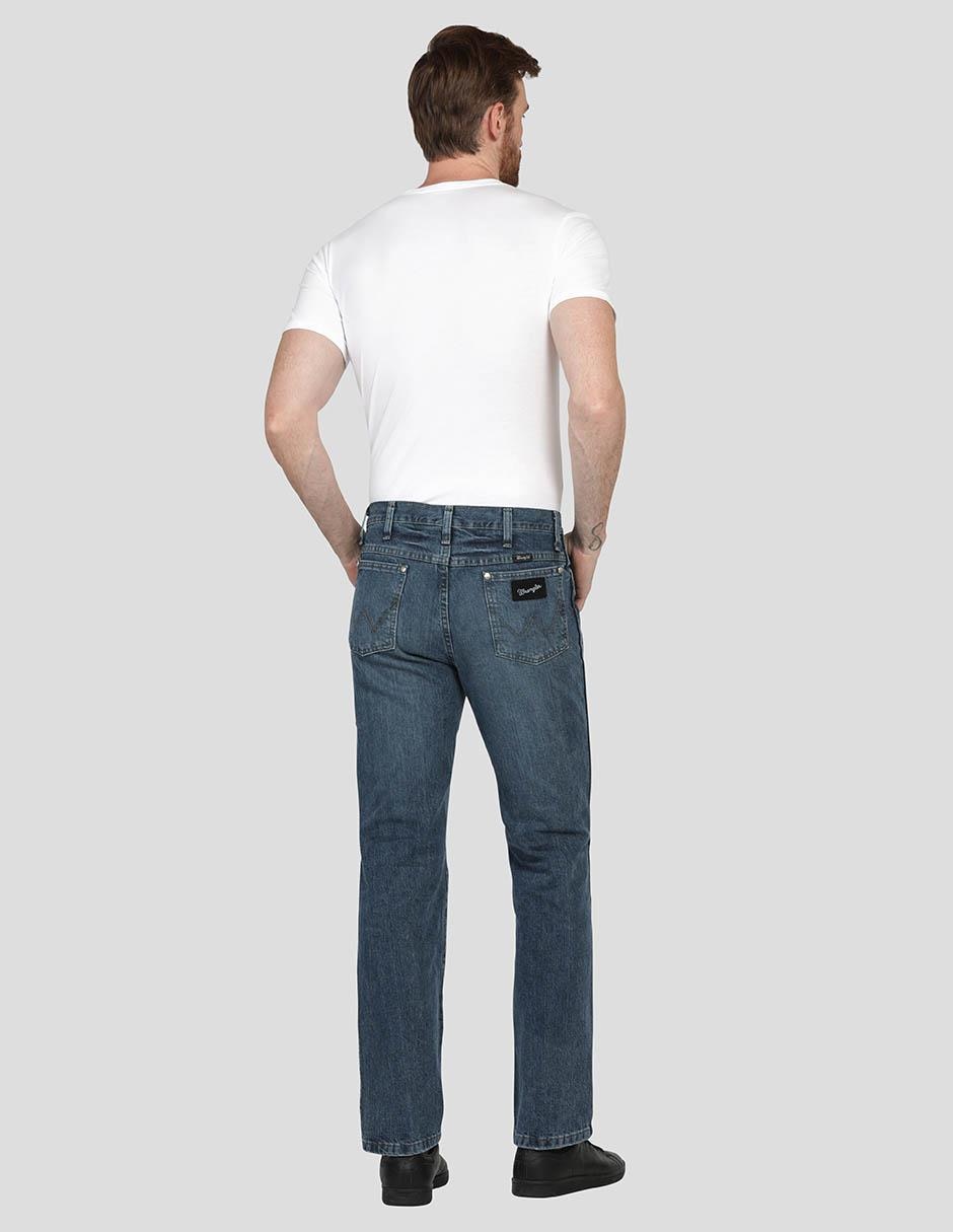 Jeans slim deslavado para hombre 2