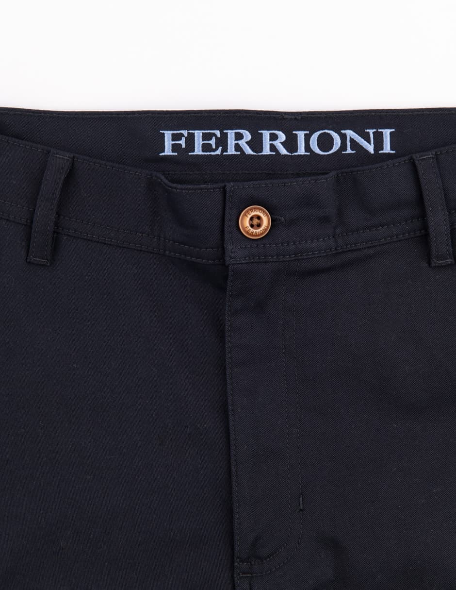 Pantalón chino recto de algodón para hombre 4