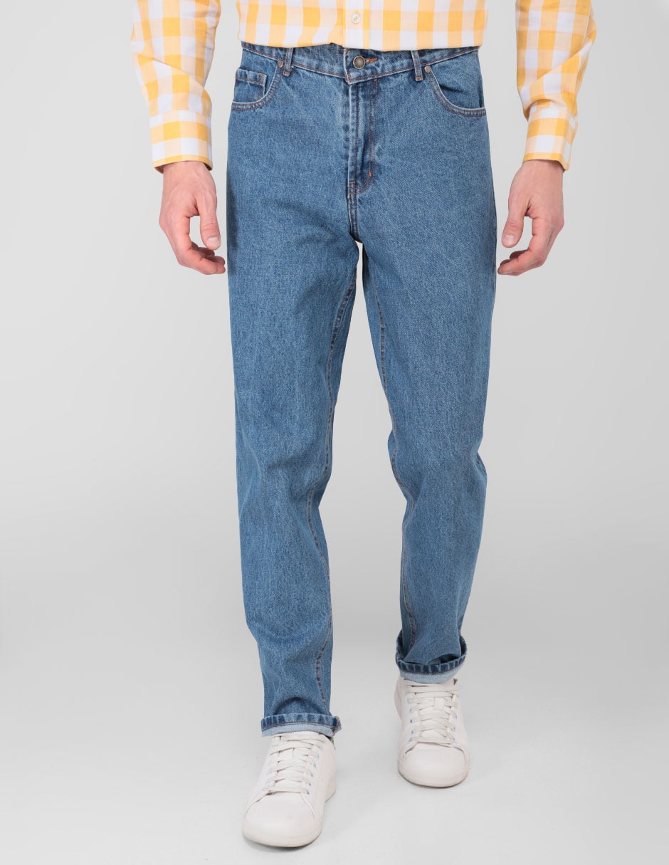 Jeans straight para hombre