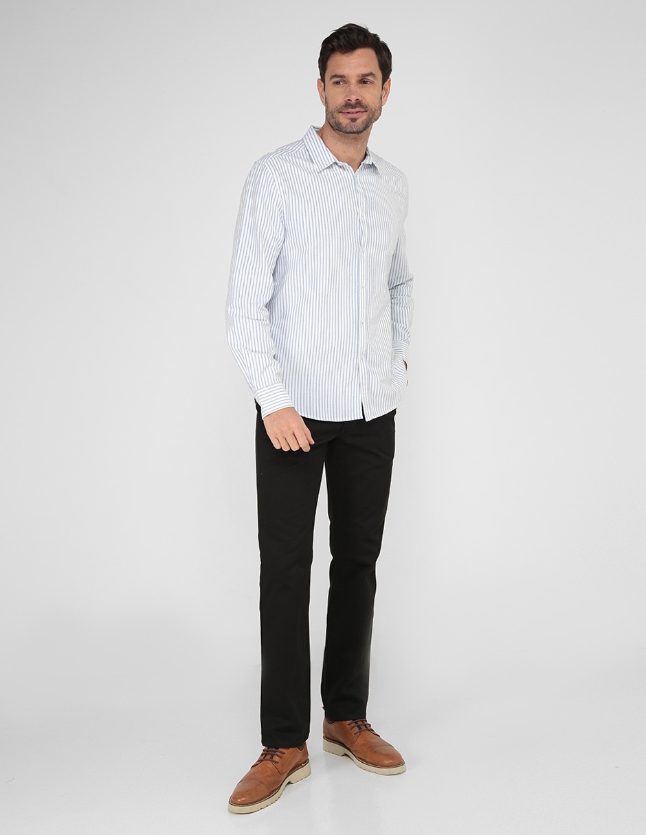 Pantalón recto de algodón para hombre 3