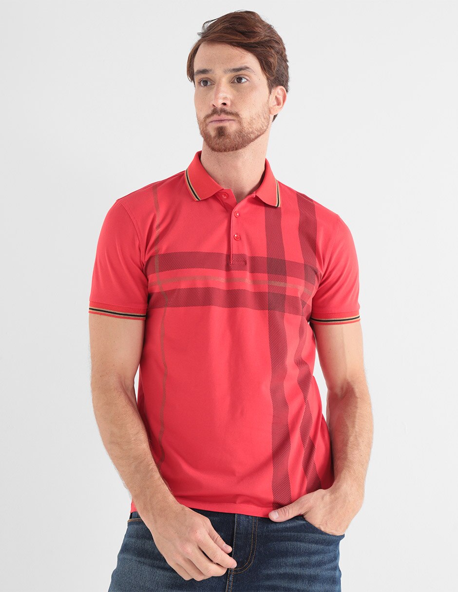 Playera tipo polo Pavini para hombre