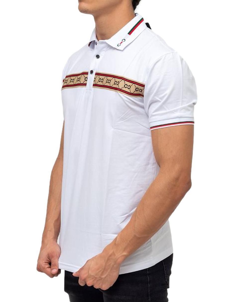 Playera Pavini cuello polo para hombre