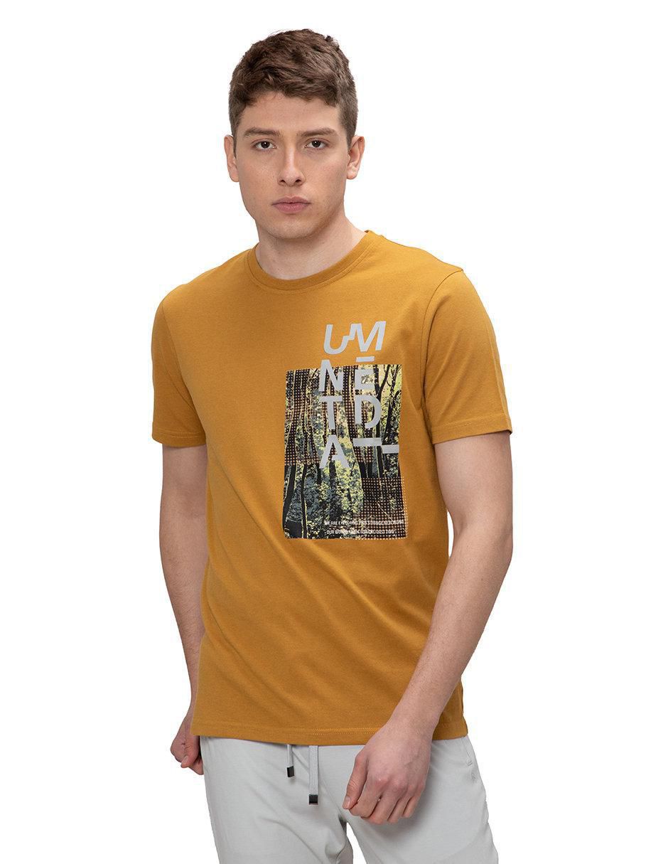 Playera cuello redondo para hombre