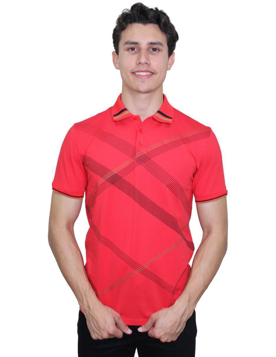 Playera Pavini cuello polo para hombre