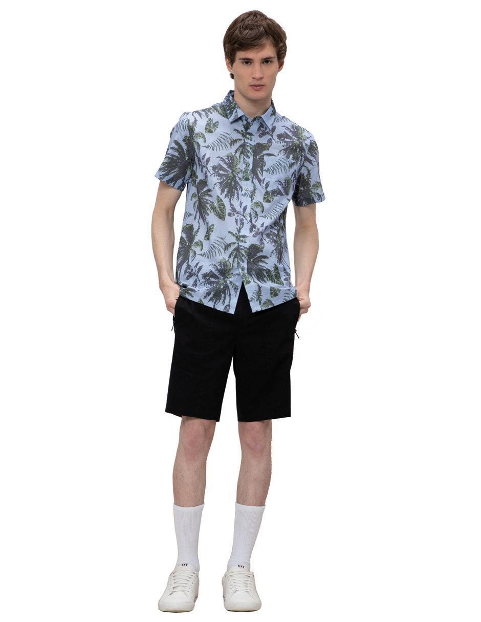 Camisa casual Generra manga corta para hombre