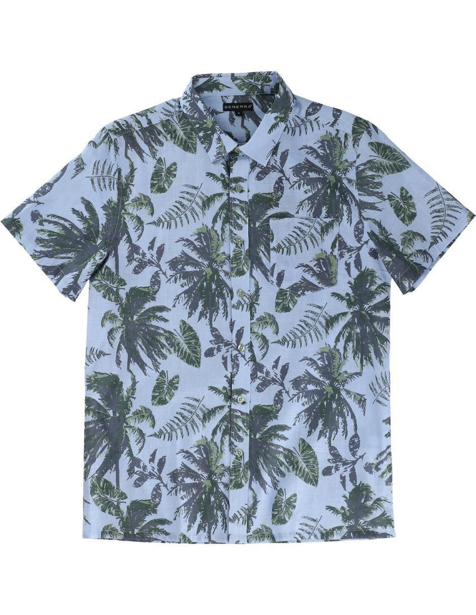 Camisa casual Generra manga corta para hombre