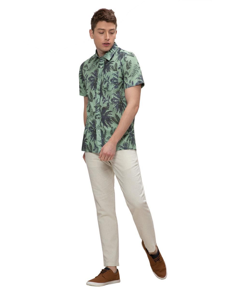Camisa casual de manga corta para hombre 4