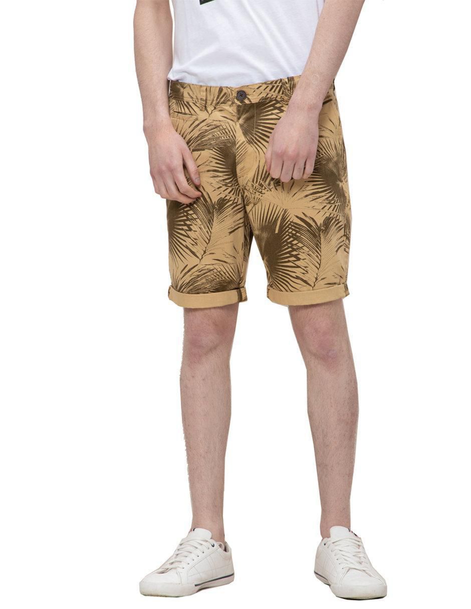 Bermuda de algodón para hombre