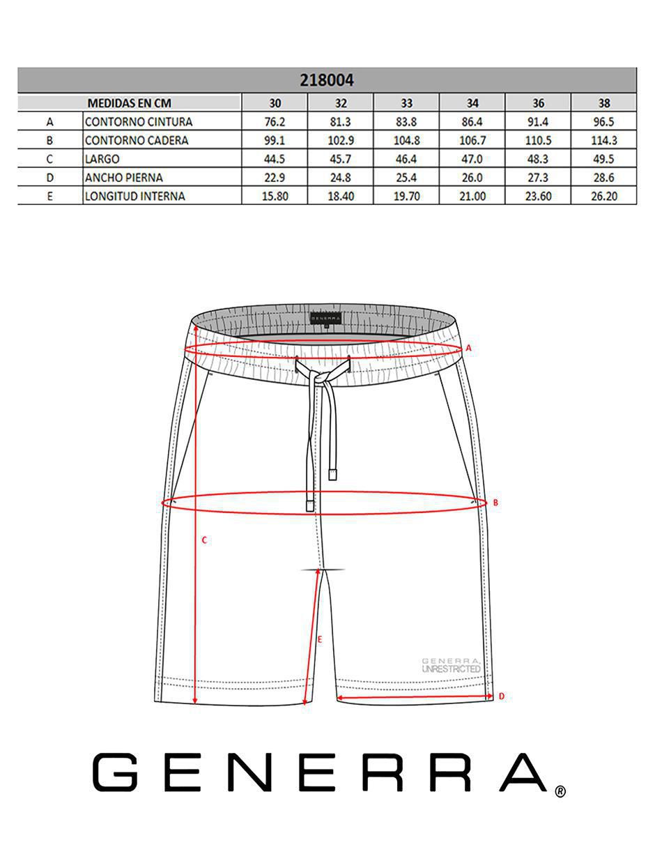 Short Generra para hombre
