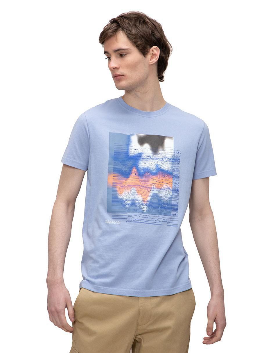 Playera cuello redondo para hombre