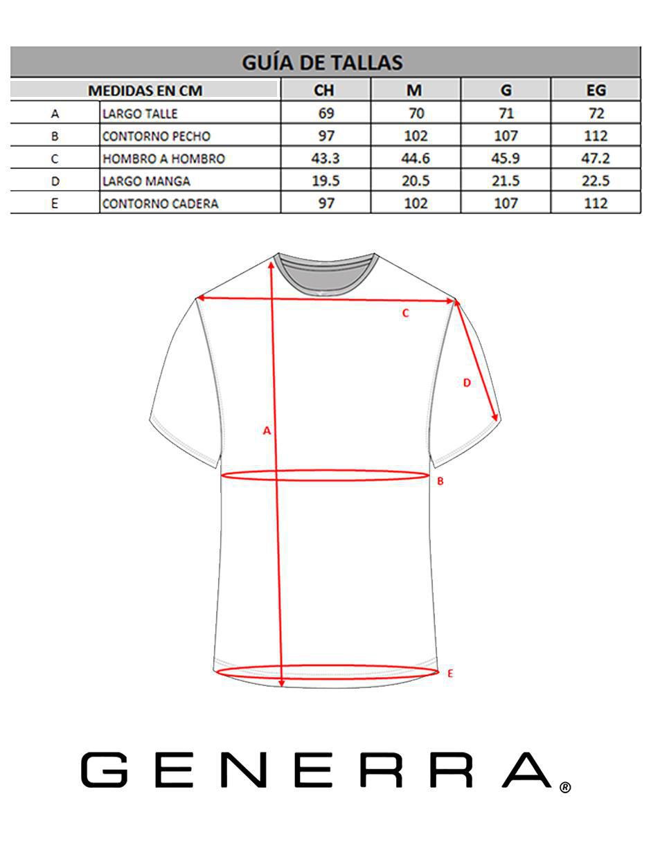 Playera Generra cuello redondo para hombre
