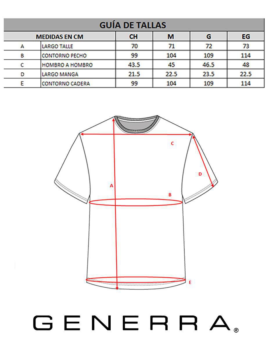 Playera cuello redondo para hombre 7