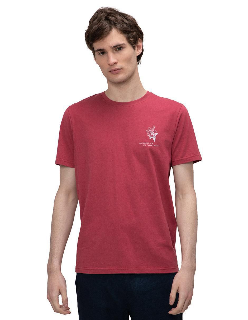 Playera cuello redondo para hombre