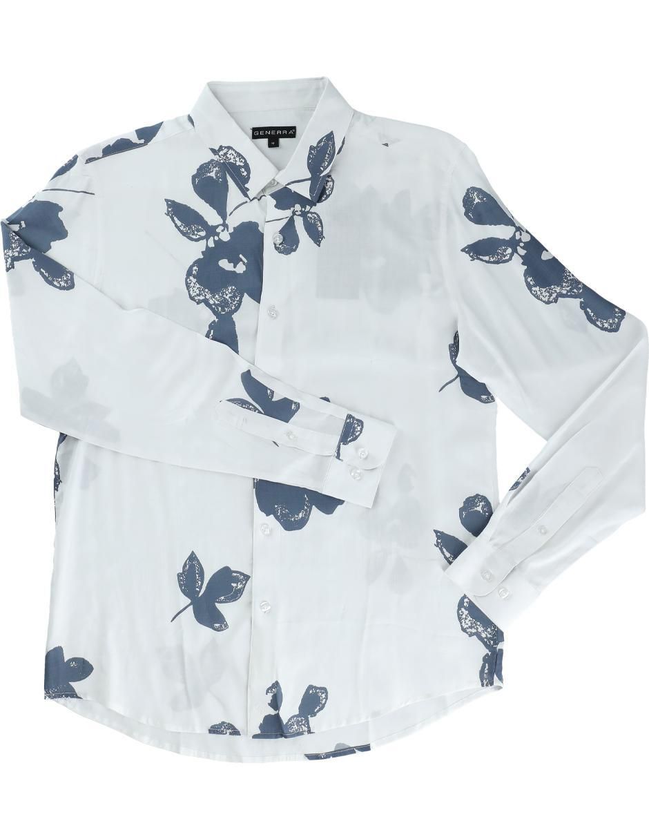Camisa casual de algodón manga larga para hombre 5