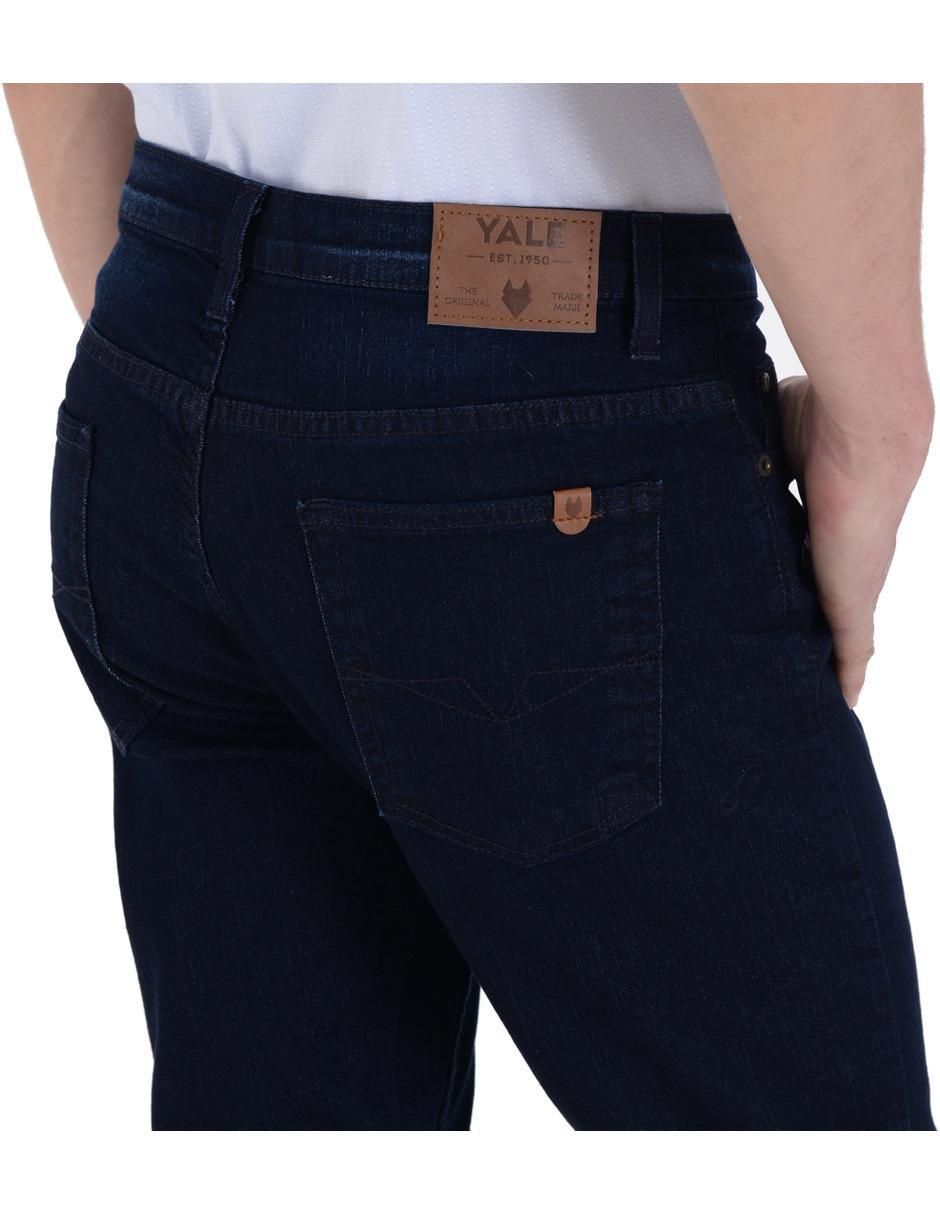 Jeans slim lavado stone wash para hombre 4