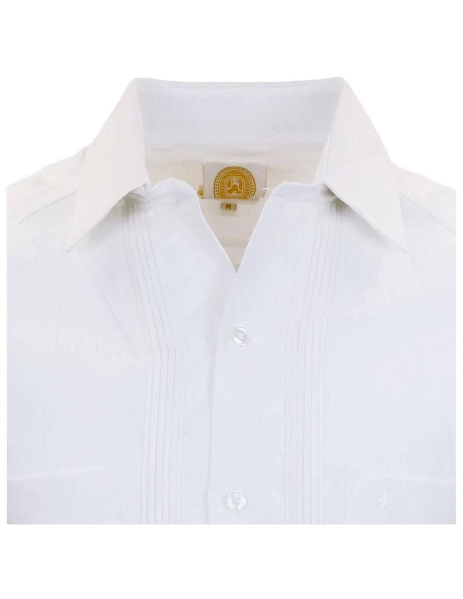 Guayabera manga larga para hombre 4