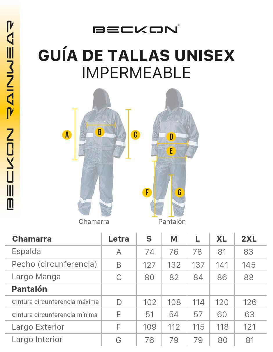 Impermeable unisex 3