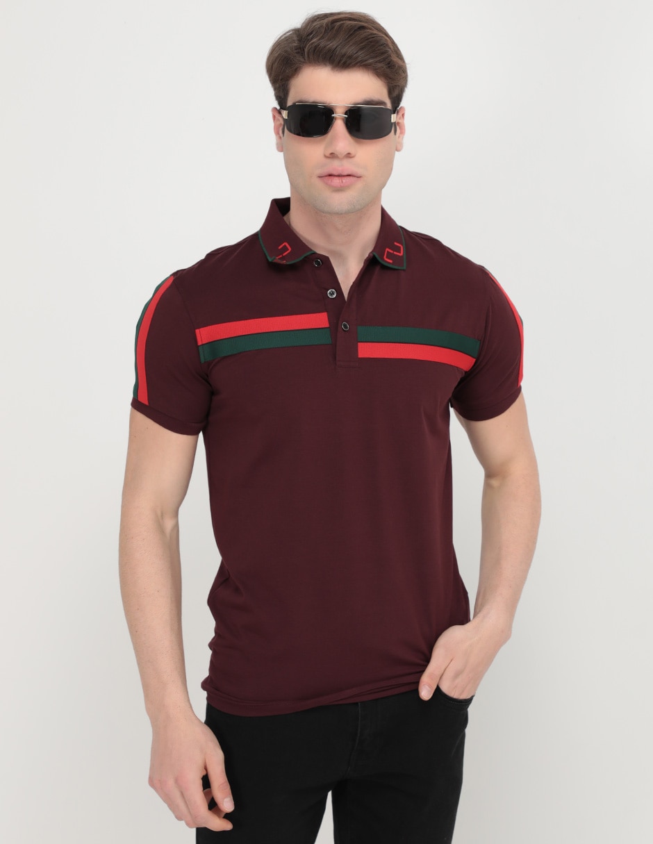 Playera Pavini cuello polo para hombre