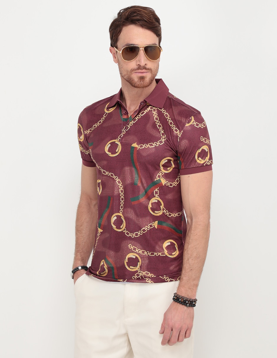 Playera tipo polo para hombre