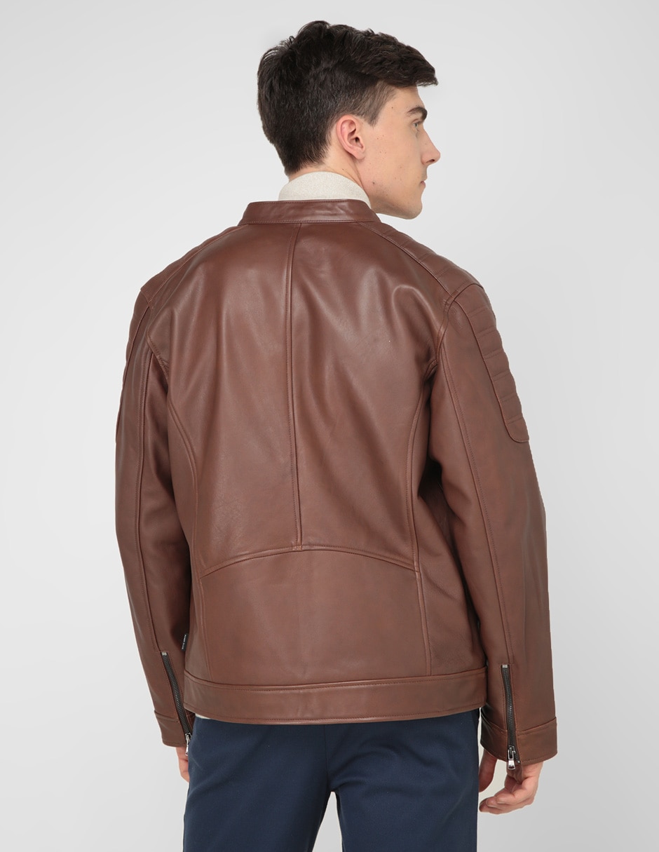 Chamarra casual con bolsillos para hombre 2