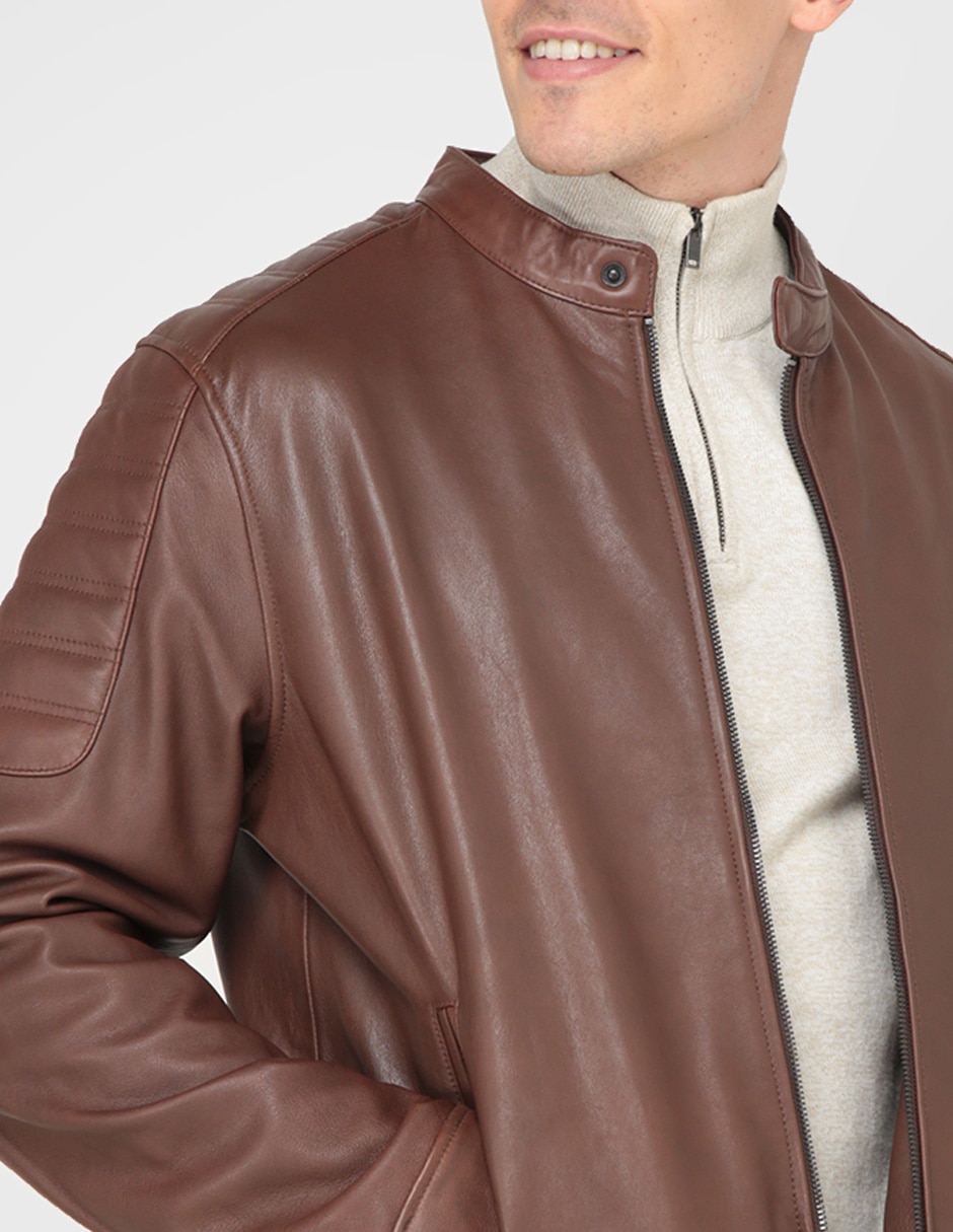 Chamarra casual con bolsillos para hombre 4