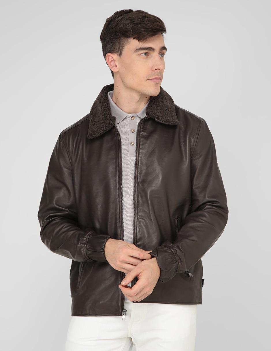 Chamarra casual con bolsillos para hombre Chamarra casual con bolsillos para hombre